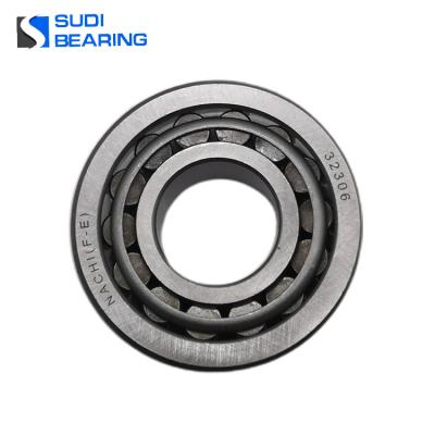 China Factory quality assured 32306 double row tapered roller bearing with flange tapered rollerbearings set for sale