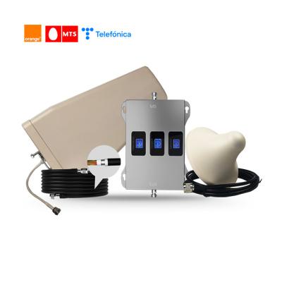 China Office/home triple band 900 1800 2100mhz gsm tri band mobile signal repeater booster 3g 4g mobile phone lte signal booster booster for sale