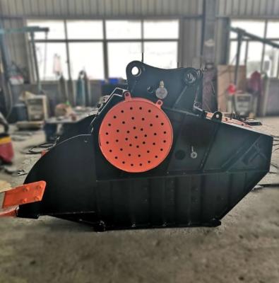 China 0.7cbm Load Volume Excavator Bucket Crusher 240Bar For 23-33 Ton Excavator for sale