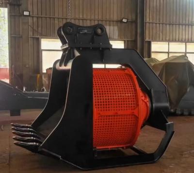 China OEM Rotation Screening Bucket für Bagger 12 Tonnen 360 Grad Drehung zu verkaufen