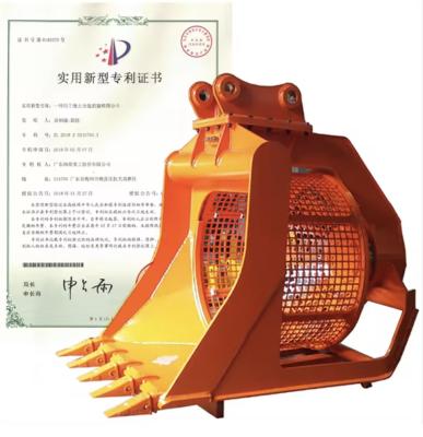 China Q355B Q690D NM400 Hardox450 Screening Bucket Attachments für Bagger zu verkaufen