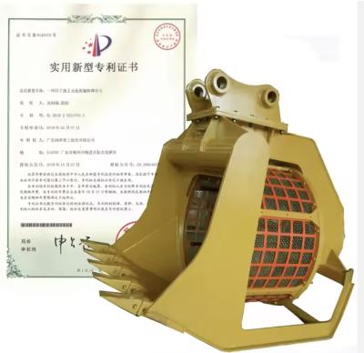 China Mini excavadora de detección de cubo excavadora de detección de cubo agujero tamaño 20 * 20-100 * 100MM en venta