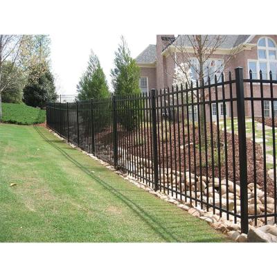 China New Europe and America easily assembled style iron ornamental fence steel fence for sale