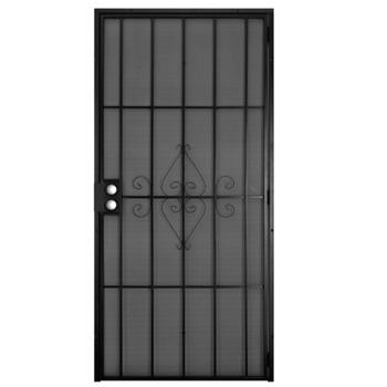 China Modern Outswing Heavy Duty Metal Security Door With Expanded Powder Coating Security Exterior Steel Doors for sale