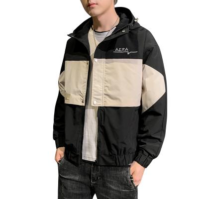 China 2021 Autumn Casual Hooded Mens Waterproof Jackets Custom Logo for sale