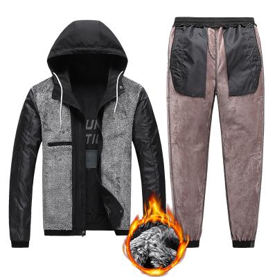 China Thick Woven Comfort Mens Winter Jacket Suits Casual Outerwear for sale