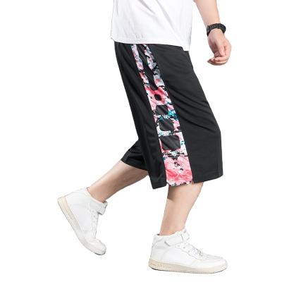 China Anti-Wrinkle Elastic Waist Printing Solid Casual Quick Dry Lightweight Mens Shorts Breathable Polyester for sale