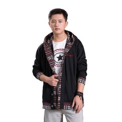 China Wholesale Anti-wrinkle Mens Hoodies and Sweatshirts cotton printed logo knitted solid custom fall anti-pilling plus size zipper-up windproof for sale