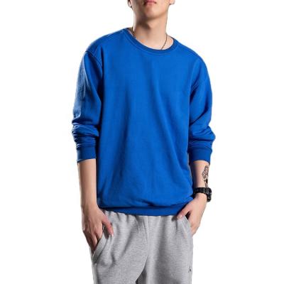 China regular Anti-wrinkle sweaters men cotton plus size knitted sweatshirt blank prnted oversized pullover quick size up breathable custom logo solid for sale