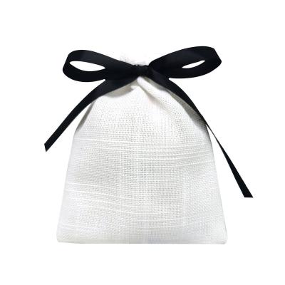 China 2021 New Style Reusable Cotton Sack Canvas Jute Make Up Bag Drawstring Jute Promotional Sack for sale