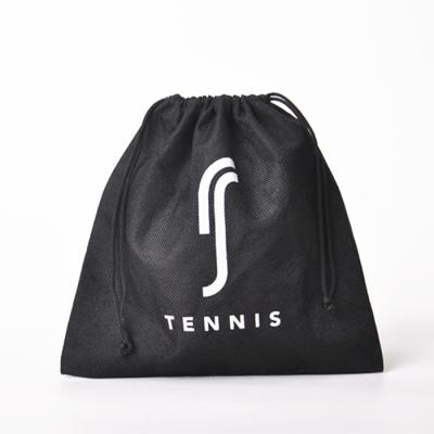 China Custom Logo Eco Friendly Recyclable Reuse Nylon Drawstring Pouch Underwear Fabric Garment Shoes Dust Bags for sale