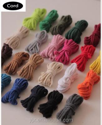 China Sustainable Plant Multi Colored Braided Cotton Rope for sale