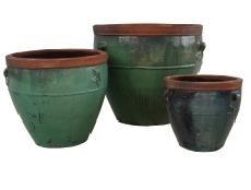 China Rustic Garden Pots, Outdoor Pots, Ceramic Pots,9365 set3 for sale