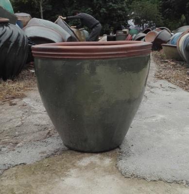 China Rustic Garden Pots, Outdoor Pots, Ceramic Pots,GRT9231 S/2 for sale