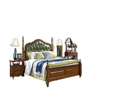 China Full Bedroom Furniture Set (Other Pc) 8 Adjustable, Dresser, Bed, Wardrobe, Side Table Wood American Furniture for sale