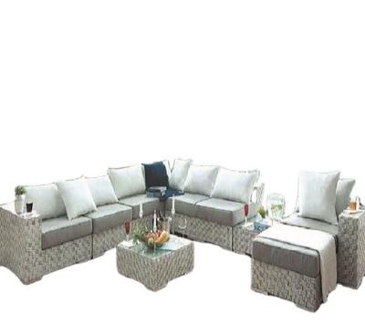 China (Other) Living Room Large Adjustable Sofa Set, Luxury Outdoor Rattan Cushion for sale