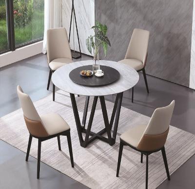 China Round Table Living Room Table, Stone, Dining Room Furniture, Gray Dining Table for sale