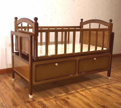 China Contemporary Pine Wood Baby Hutch, Drawers, Kids Bed, Newborn Infant and Toddler, Nursery Furniture for sale