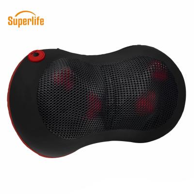 China 4 Rotating Massage Heads Shiatsu Massage Pillow With Heating For Relaxation And Health Care for sale