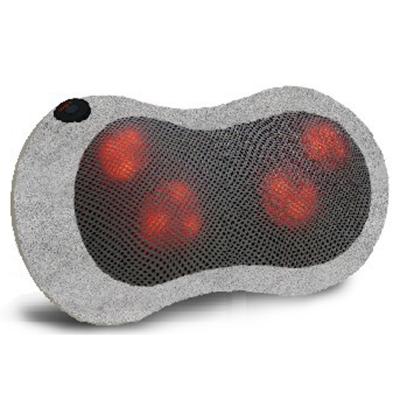 China Hot Selling 4 Massage Heads Rotating Shiatsu Massage Pillow with Heating Rotating Heads for Relaxation and Health Care Massage with Kneading Massage for sale