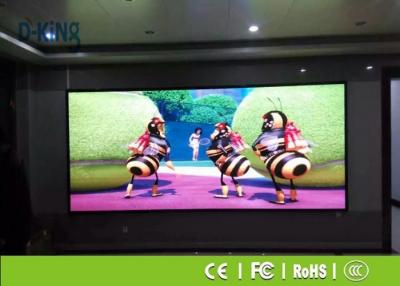 China Smal Spacingm Indoor Full Color LED Screen Consistent Pictures For Bank for sale