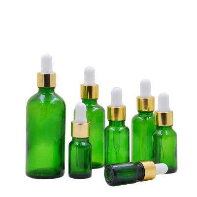 China 5ml 10ml 15ml 20ml 30ml 50ml 100ml Cosmetic Perfume Dropper Serum Glass Frosted Bottle With Dropper Serum Black for sale