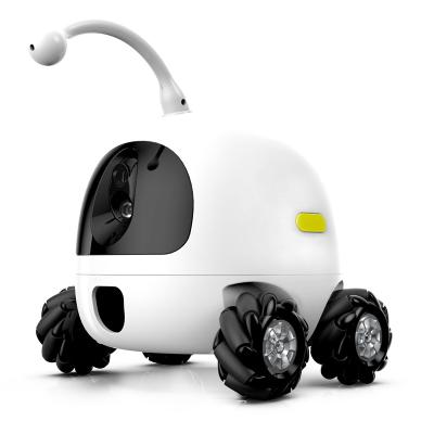 China Feeding Robot Inteligente Toy Viable Wholesale Laser Snack Pet Home Security Robots for sale