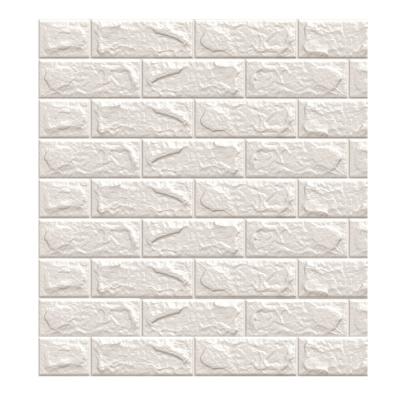 China China factory 3d pvc pe foam wall sticker 3d brick wallpaper XPE foam 3d brick wall sticker en venta