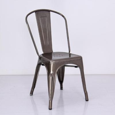 China China Factory Furniture Convertible Restaurant Powder Coating High Quality Vintage Dining Metal Chair for sale