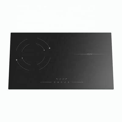 China Hotel Two Burner Touch Screen Control Induction Stove Cooker Induction 12v Battery Operated Induction Cookers for sale