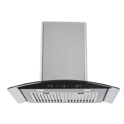 China H215-9S Commercial Push Buttons Restaurant Kitchen Hood Stainless Steel Range Hood Hot Selling Chimey for sale