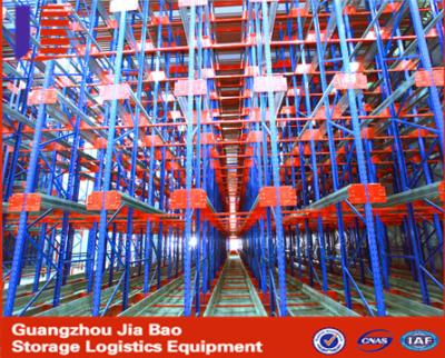 China Durable Heavy Beam Warehouse Metal Storage Racks Red Blue Yellow for sale