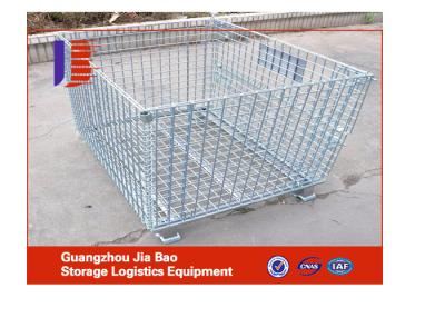 China High Grade Warehouse / Supermarket Folding Steel Storage Cages Roll Container for sale