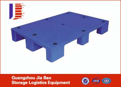 China Single / Double Heavy Duty Plastic Pallet 2-Tons Nestable For Warehouse for sale