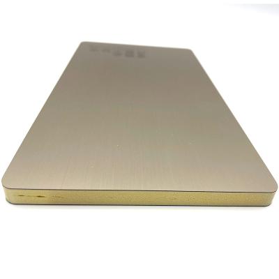 China Modern Exw Price Bamboo And Woodgrain Surface Coated With Pet Metal for sale