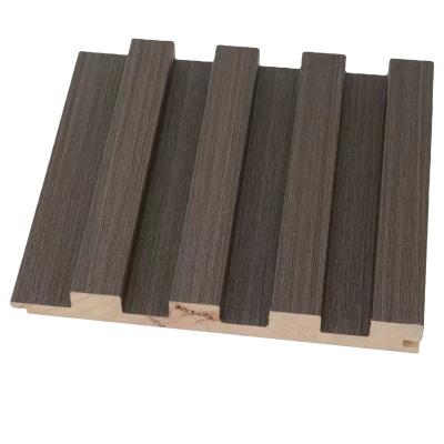 China Modern Architectural Decorative Wooden Wall Panels Grill Background Solid Wood Panels Easy To Install for sale