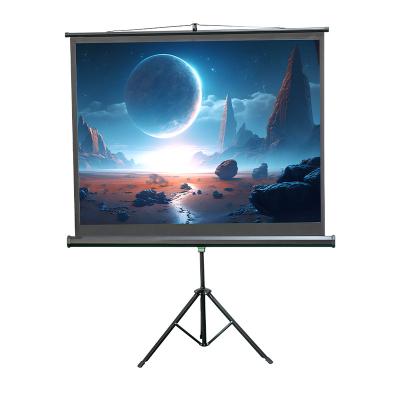 China Tripod factory wholesale high quality white plastic motorized rear projection screen for sale