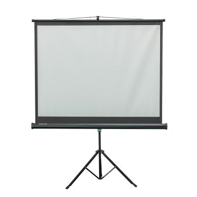 China High Quality Custom Portable Tripod Bracket White Plastic Projection Screen For Projector for sale