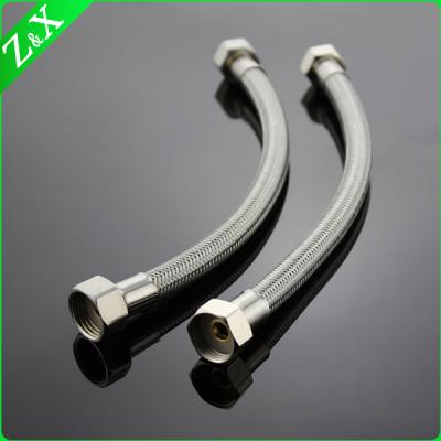 China Made in China Braided Toilet Flexible Hose Stainless Steel Tubing Hose Bar 10 Max 5 Years 90 Degree Max NC; ZHE Nitrile ZX-201 ZX-201 for sale