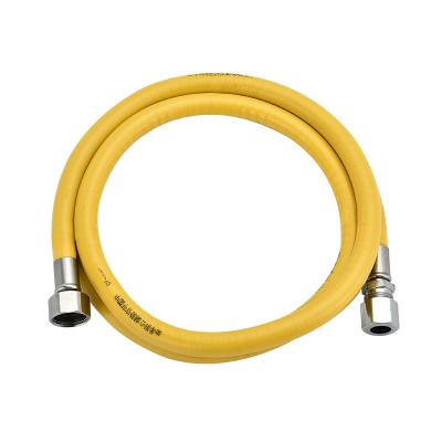 China 201 / 304 /316 201 / 304 / 316 SS Stainless Steel Corrugated Yellow Cooking Gas Hose for sale