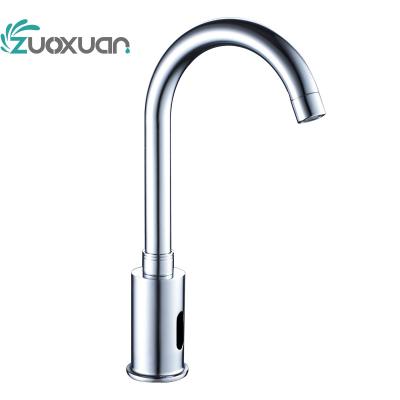 China Sense faucets dolphin shape single cold touchless faucet single sensor bathroom mixer basin faucet for sale