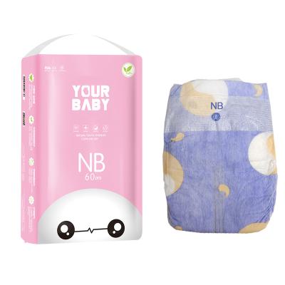 China Wholesale Dipers Newborn Baby Private Label Disposable Customized Baby Panal Size Diaper Stocklots Plain Weave for sale