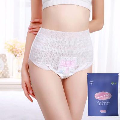 China Private Label Wholesale Price Women Super Absorbent Sexy Night Wear Heavy Flow Sanitary Napkin Pants With All Size for sale