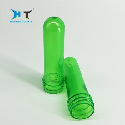 China objeto semitrabajado plástico del ANIMAL DOMÉSTICO 18g 24/410 en precio bajo de los colores verdes del ANIMAL DOMÉSTICO claro del objeto semitrabajado en venta