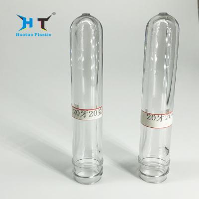 China 20mm Neck 20 / 410 Plastic PET Preform 101 Mm Length For Cosmetic Packing for sale