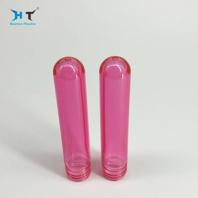 China Lotion Body Gel Container Bottle Plastic PET Preform Red Color High Transparency for sale