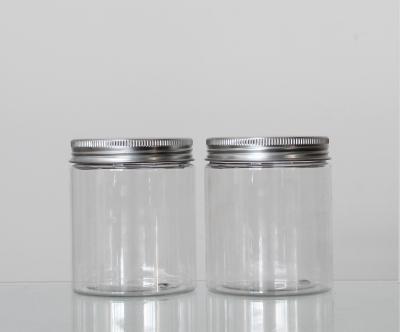 China Smooth Surface 250ml Plastic Jars , 25g Any Color Round Plastic Jars for sale