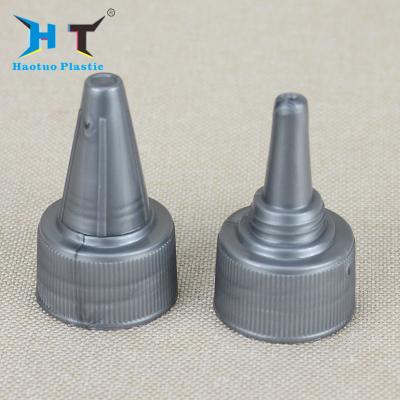 China Tampões push pull plásticos pequenos 28mm 32mm para a garrafa distribuidora líquida do cabelo à venda