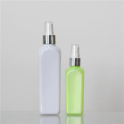 Cina Bottiglia cosmetica della plastica dello spruzzo di colori 120ml 250ml di forma differente del quadrato in vendita