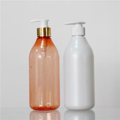 China 450ml Plastic PET Pump Personal Care Polish Bottle For Daily Use for sale